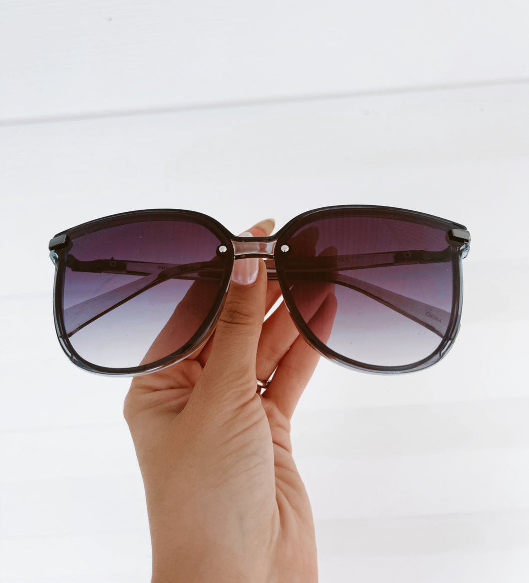 30A Glittered Square Sunglasses