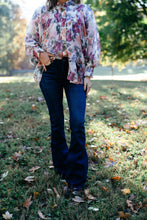 Load image into Gallery viewer, Maya Dark Wash Flare Jeans
