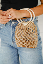 Load image into Gallery viewer, Cotton Crochet Bucket Bag
