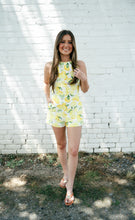 Load image into Gallery viewer, Letty Boat Neck Lemons Romper
