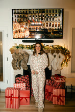 Load image into Gallery viewer, Claus Pink Christmas Pajama Set
