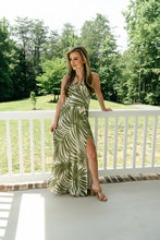 Load image into Gallery viewer, Cruising Along Satin Maxi Dress
