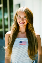 Load image into Gallery viewer, Kennedy Flag Tube Top
