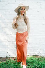 Load image into Gallery viewer, All Dressed Up Maxi Skirt - Rust
