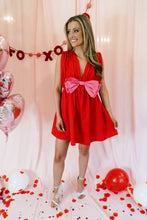 Load image into Gallery viewer, Pretty Girl Ribbon Romper Dress
