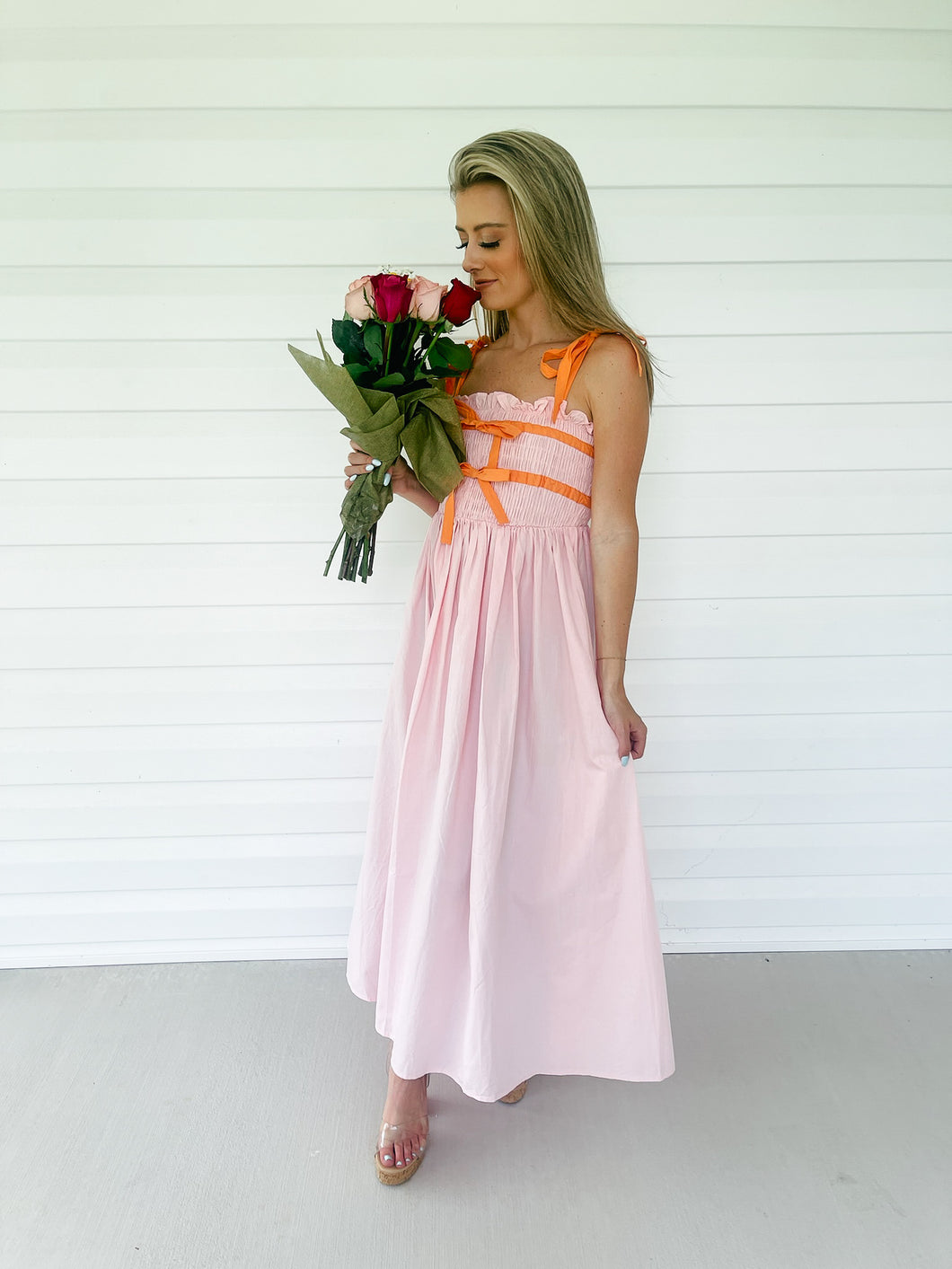 Capri Sunsets Midi Dress