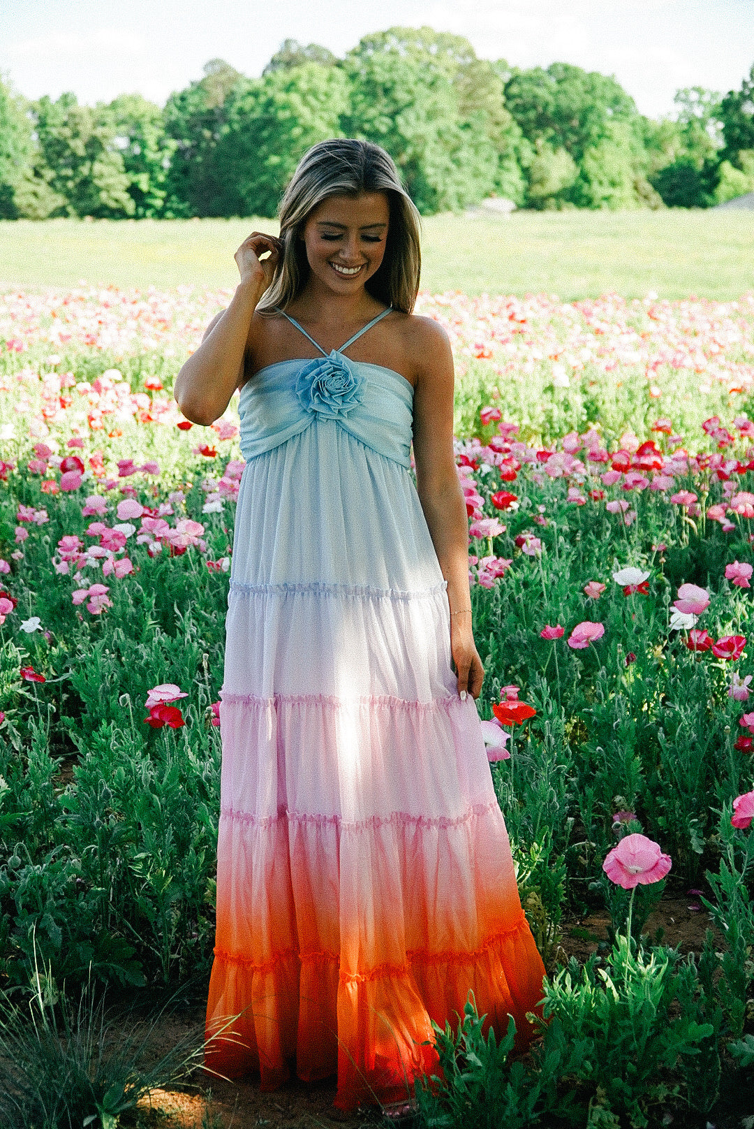 Ombre sundress best sale