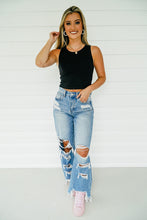 Load image into Gallery viewer, Grab and Go Ribbed Tank Top-Black
