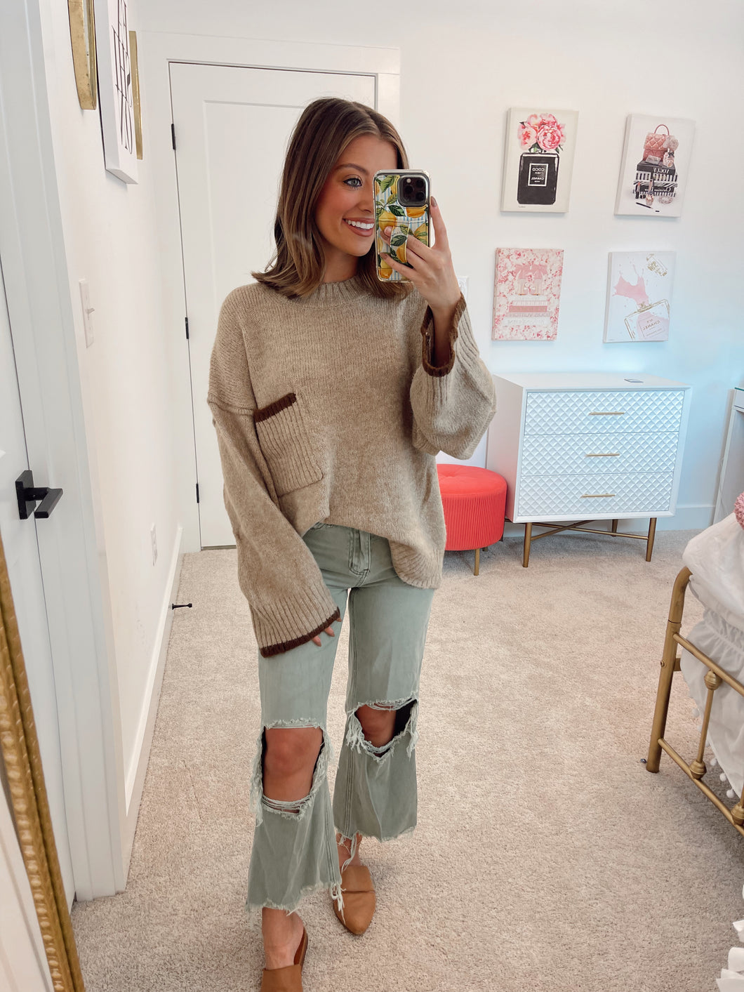 Karsen Oversized Knit Sweater