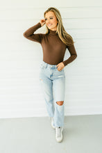 Load image into Gallery viewer, The Essentials Ribbed Bodysuit-Cognac
