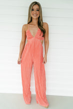 Load image into Gallery viewer, Coral Reef Pleated Jumpsuit
