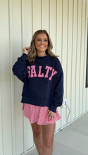 Load image into Gallery viewer, Salty Oversized Mock Neck Sweatshirt
