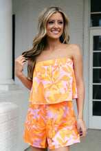Load image into Gallery viewer, Cabo Tropic Strapless Romper
