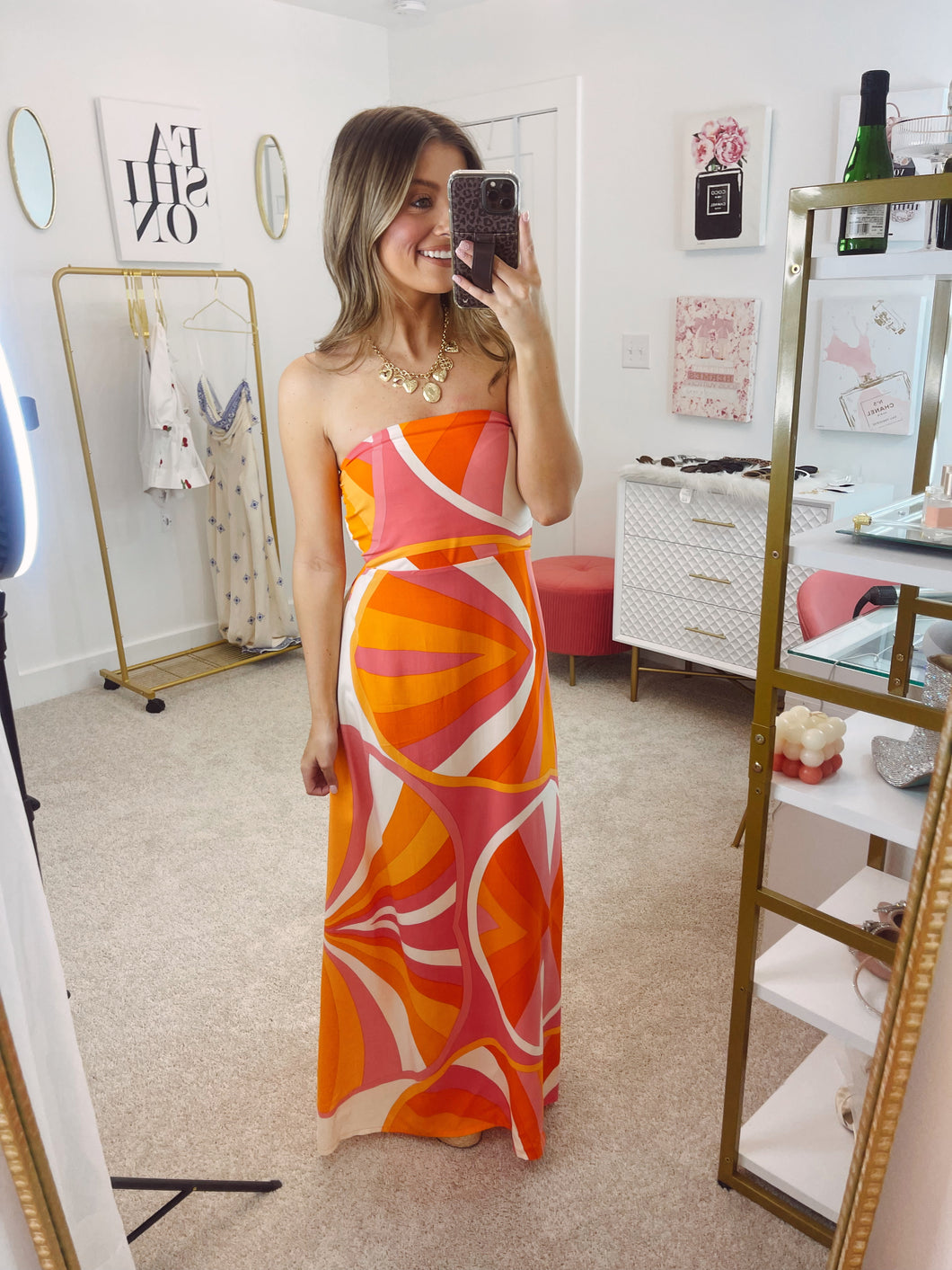 Shelby Strapless Maxi Dress