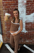 Load image into Gallery viewer, Tilly Two Piece Striped Pants Set
