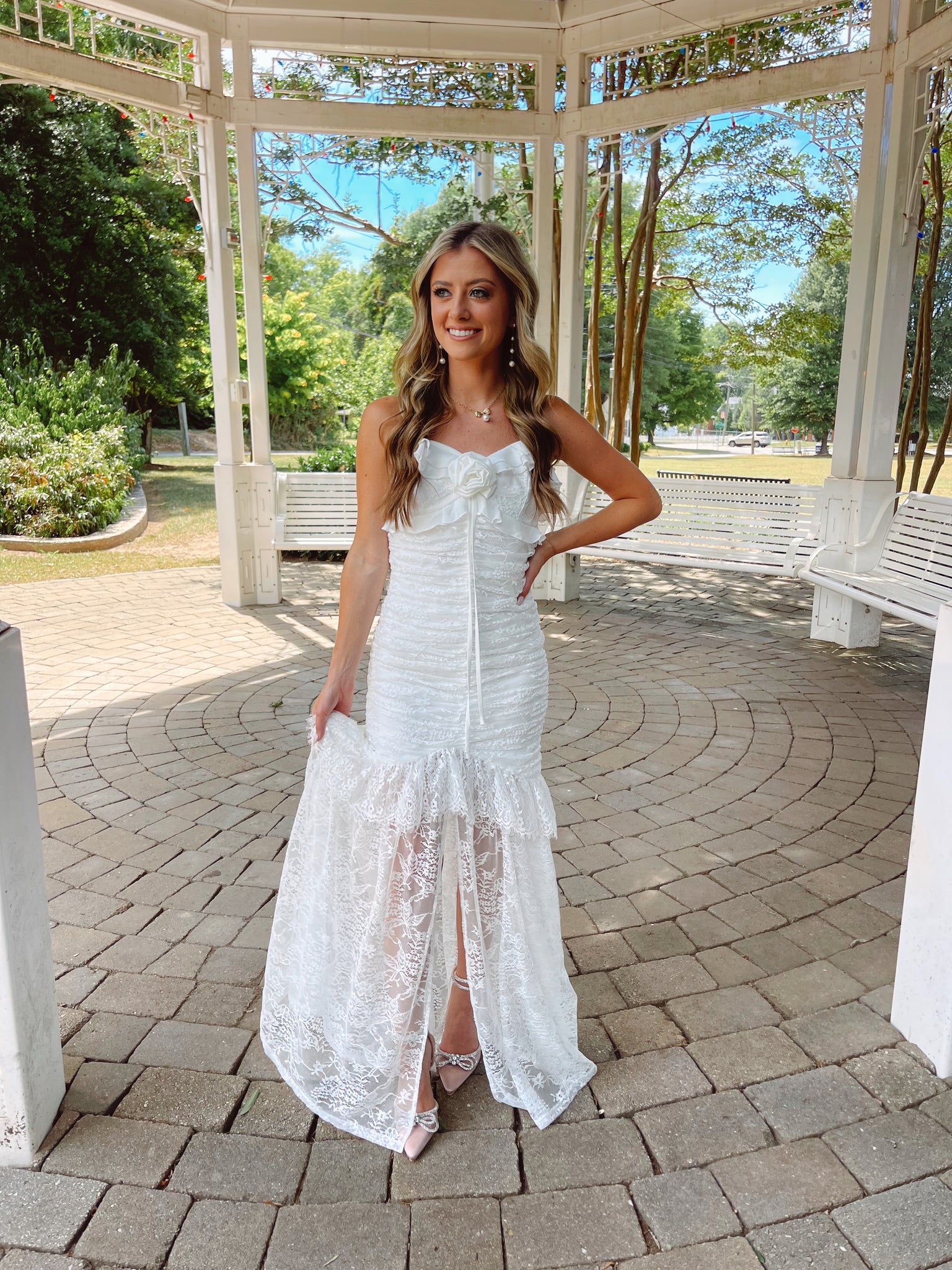 say i do maxi dress Hello Molly Say I Do Maxi Dress Blue by Hello Molly