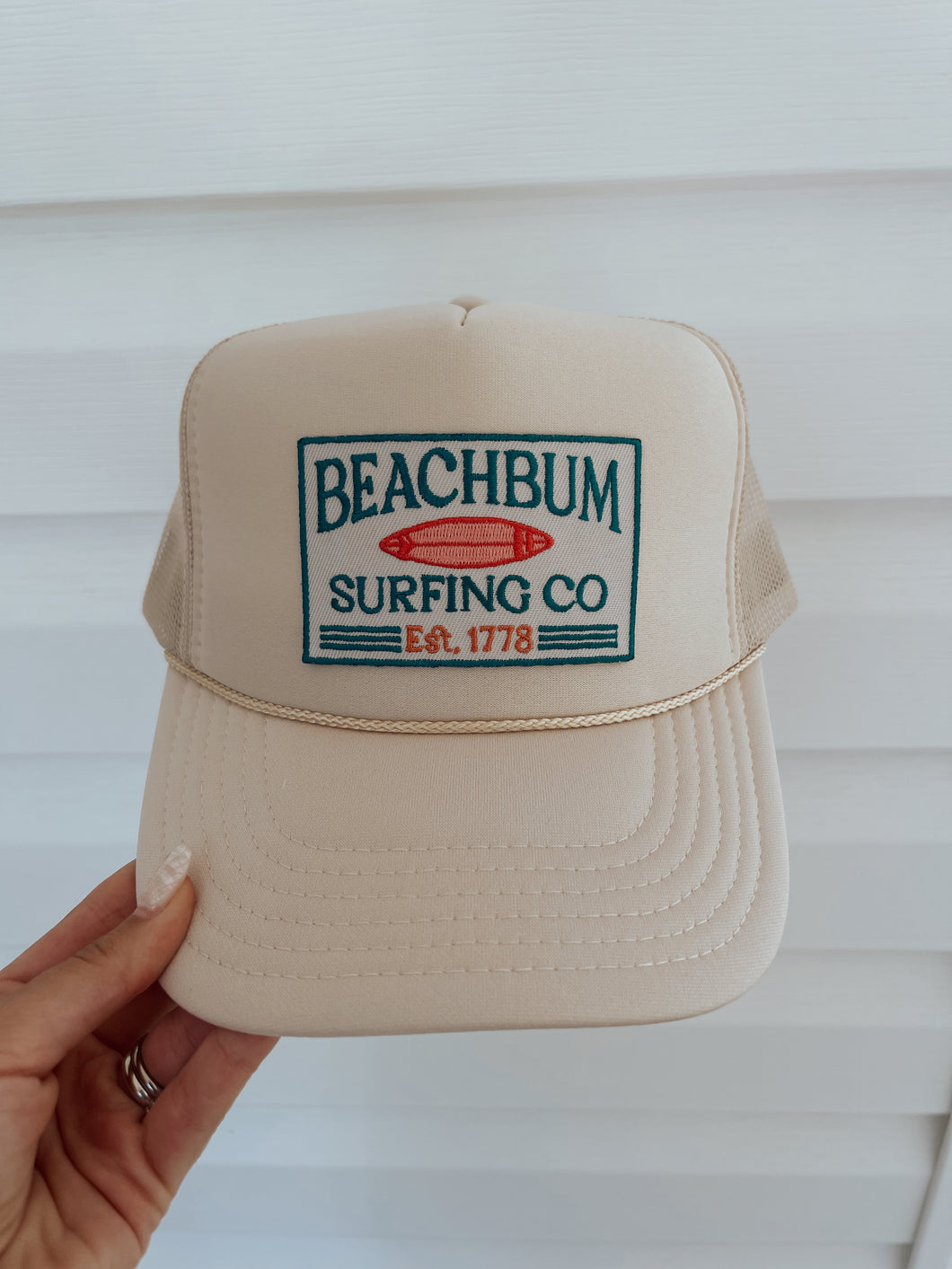 Beach Bum Surfing Co. Trucker Hat