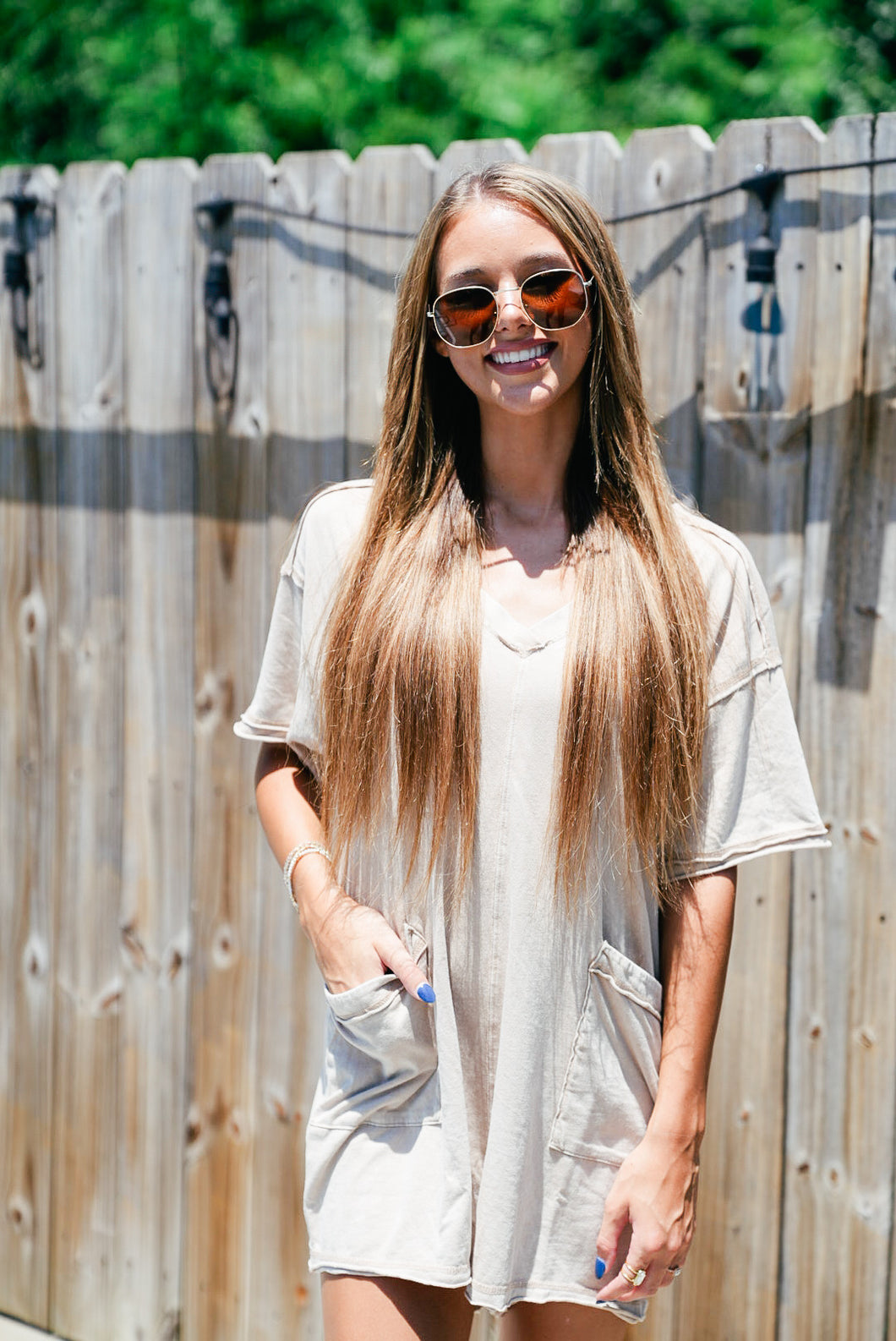 Ryla Mineral Washed Romper