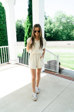 Load image into Gallery viewer, Jess Half Zip Hooded Romper
