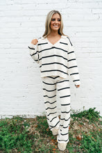 Load image into Gallery viewer, Kiley Collared Striped Pants Set
