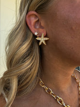 Load image into Gallery viewer, Stevie Mini Crystal Starfish Stud Earrings
