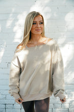 Load image into Gallery viewer, Comfy Cozy One Shoulder Sweatshirt
