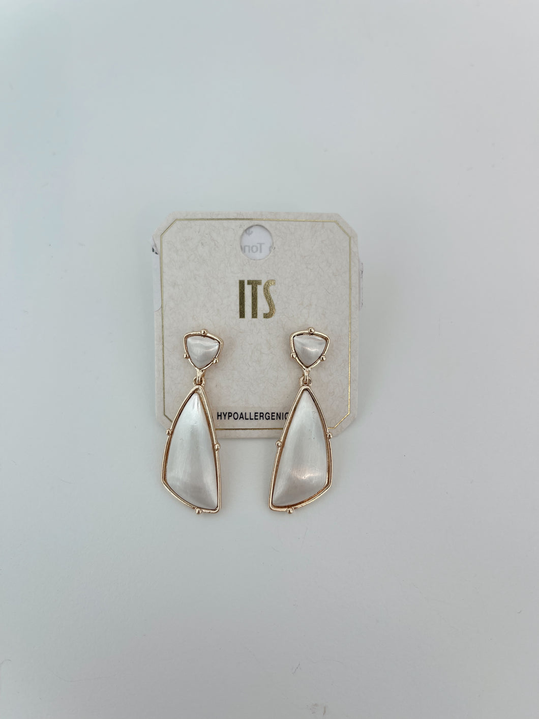 Meg Two Tone Dangle Earrings
