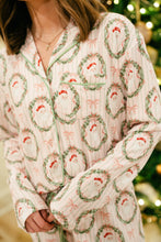 Load image into Gallery viewer, Claus Pink Christmas Pajama Set
