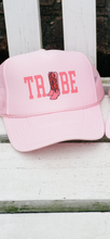 Load image into Gallery viewer, Bride Tribe Boot Trucker Hat
