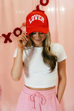 Load image into Gallery viewer, Lover Trucker Hat - Red
