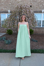 Load image into Gallery viewer, Luca Pleated Midi Dress - Mint
