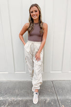 Load image into Gallery viewer, Envy You Cargo Pants-Beige
