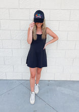 Load image into Gallery viewer, Hot Girl Walk Tennis Dress - Black
