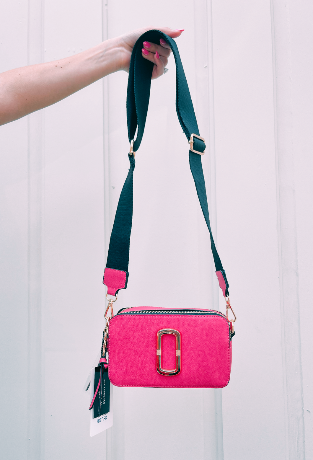 Pink Inspired Strap Purse