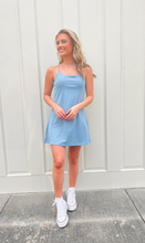 Load image into Gallery viewer, Hot Girl Walk Tennis Dress - Blue
