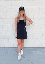 Load image into Gallery viewer, Hot Girl Walk Tennis Dress - Black

