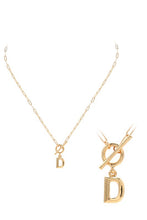 Load image into Gallery viewer, Gold Letter Necklaces
