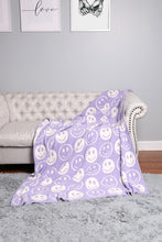 Load image into Gallery viewer, Smiley Blanket - Lavender
