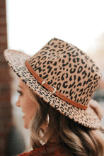 Load image into Gallery viewer, The Wild Thing Leopard Panama Hat

