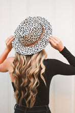 Load image into Gallery viewer, The Wild Thing Leopard Panama Hat
