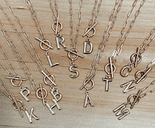 Load image into Gallery viewer, Gold Letter Necklaces
