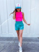 Load image into Gallery viewer, Neon Out and About Crop Top
