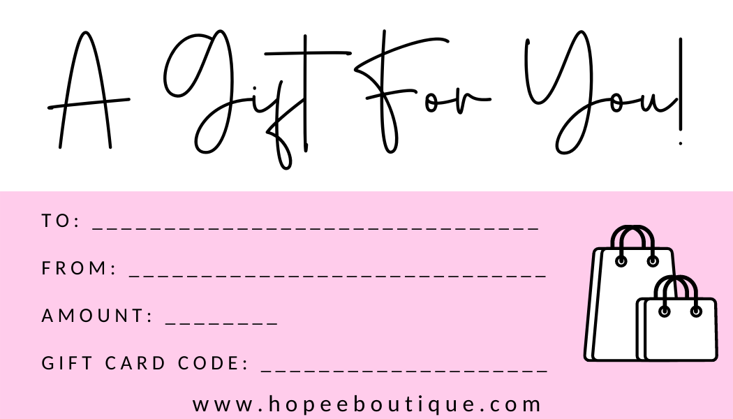 Hope E Boutique eGift Card