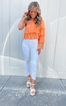 Load image into Gallery viewer, One in a Melon Tiered Crop Top
