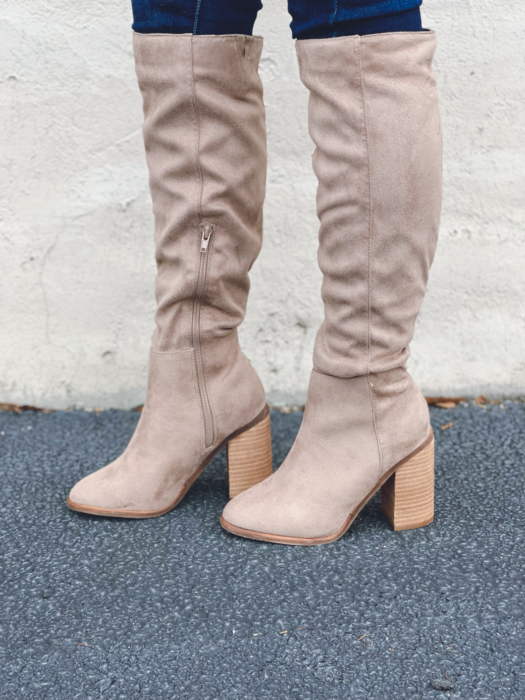 Dress It Up Suede Boots