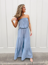 Load image into Gallery viewer, Swept Away Strapless Jumpsuit
