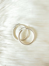Load image into Gallery viewer, Basic Necessities Satin Hoop Earrings
