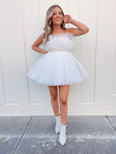 Load image into Gallery viewer, Going To The Chapel Tulle Mini Dress

